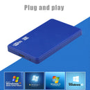 USB 3.0 HDD Enclosure 2.5-inch Serial Port SATA 3.0 Hard Drive Case (Blue)