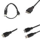 47cm 1.5ft USB 3.0 Male-A to USB3.0 Micro-B Data Cable Black