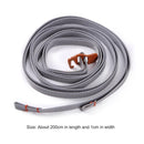 2pcs Cargo Tie Down Lash Belt with Buckle Travel Luggage Strap (Orange)