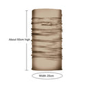 Cycling Camping Tube Scarf Outdoor Gaiter Bandana Headband (Cement Grey) Newly