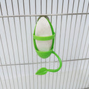 Parrot Food Holder Plastic Bird Feeding Cup Rack Bird Feeders Cuttlebone Holder