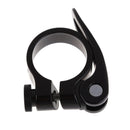31.8mm MTB Bike Cycling Saddle Seat Post Clamp Quick Release QR Style Black