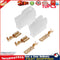 10 Sets T-Type 2 Pin DC Power Connector Plug for VHF/UHF Yaesu Radio Cable Newly