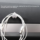 Love Heart Rhinestone Adhesive Car Hook Organizer Storage Hanger Car Indoor