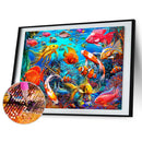 5D DIY Full Drill Diamond Painting Sea Ocean Fish Cross Stitch Embroidery