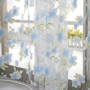 Curtain Living Room Bedroom Home Door Window Curtain (Light Blue)