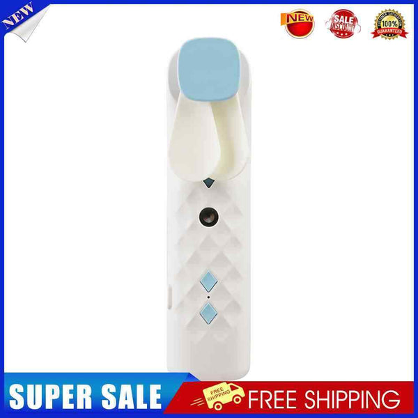 #A 2 in 1 Rechargeable Handheld Fan USB Rechargeable Face Steamer Air Conditione