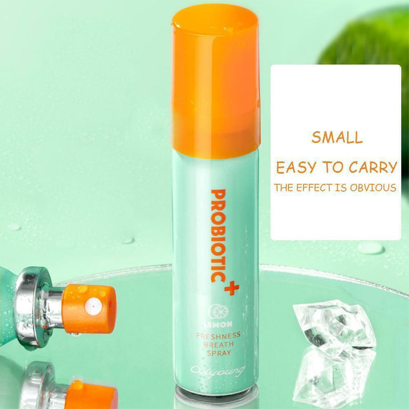 Unisex 15ml Fruity Breath Freshener Spray Lasting Breath For Men & Women Z8G4