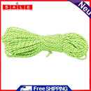 JUNERAIN 20m / 50m Reflective Guyline Outdoor Camping Tent Rope Runner Guy S