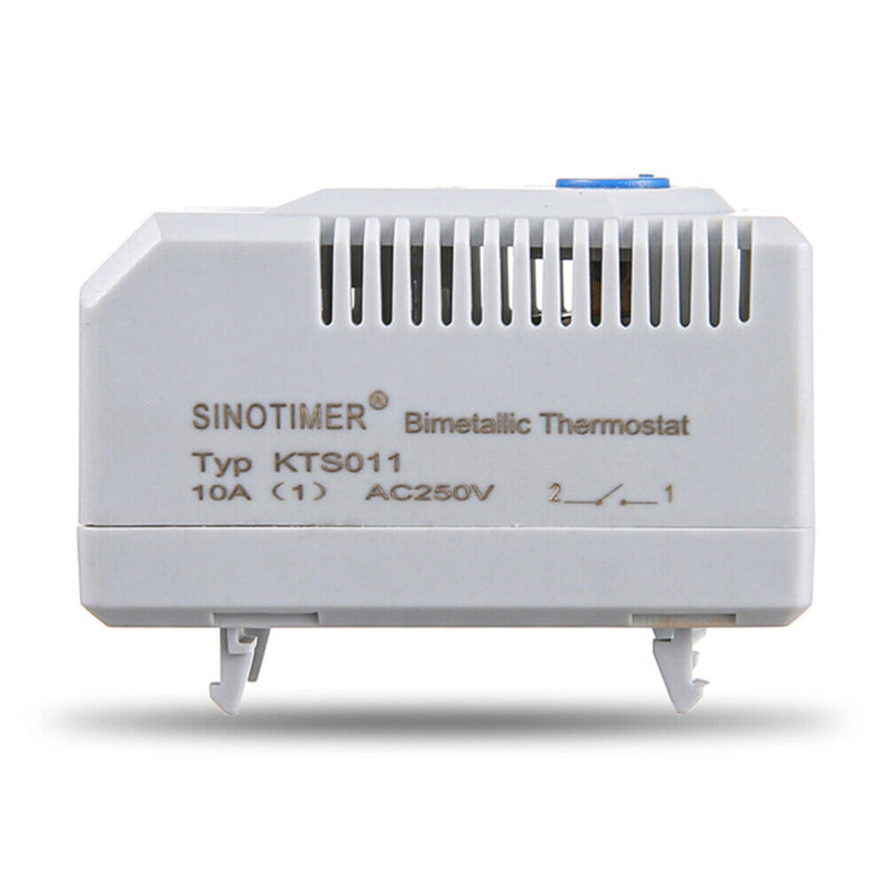 Plastic 0-60 Degree Cabinet Mechanical Temperature Controller Thermostat Sw