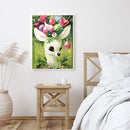 5D DIY Full Round Drill Diamond Painting Kit Holiday Elk Wall Art Craft Gift