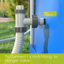 1.25 inch to 1.5 inch Pool Pumps Adapters Hose Connector Cleaning (2pcs)