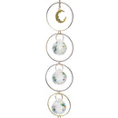 Moon Sun Ball Crystal Hanging Metal Pendant Garden Decor (24)