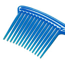 Large Wide Tooth Comb Handle Detangling Reduce Hair Loss Brush Tool (Blue) Newly