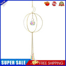 Crystal Ball Iron Ring Hanging Pendant Home Garden Decor (16)