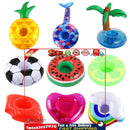 Pool Cup Holder - Pack of 9 Inflatable Float Drink Holder for Summer Beach Newly