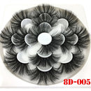 Fluffy Hair Dramatic Long False Eyelashes 8D Mink 25mm Lash Lash Extension