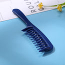 Hairdressing Straight Curly Detangler Hair Combs Salon Hair Styling (Blue) Newly