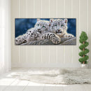 Two White Tigers Oil Paint By Numbers Kits DIY Craft Coloring Drawing Home