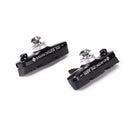 2X Road Bicycle Cycling Folding Bike V Brake Pads Holder Blocks (Black)