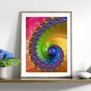 5D DIY Full Round Drill Diamond Paint Swirl Mosaic Rhinestone Drawing Picture