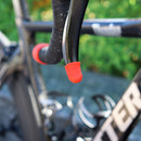 MTB Road Bike Brake Shifter Lever Cover Brake Handle Lever Sleeve (Red)