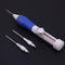 DIY Sewing Tools Embroidery Needle Set 3 Needles + 2 Threaders ABS Plastic Handwe
