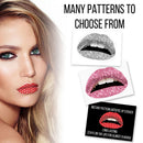 Self Adhesive Glittering DIY Makeup Lip Tattoo Decals Stickers for Party Prom