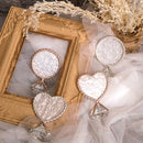 DIY Nail Tips Color Palette Acrylic Display Board Gel Pallet (Pink Heart) Newly