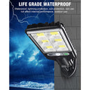1pc LED Solar Wall Light Motion Sensor Outdoor Garden Security Street Yard Lamp