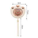 Cat Claw Shaped Hand Warmers Rechargeable Electric Hands Heater (1200mah White)