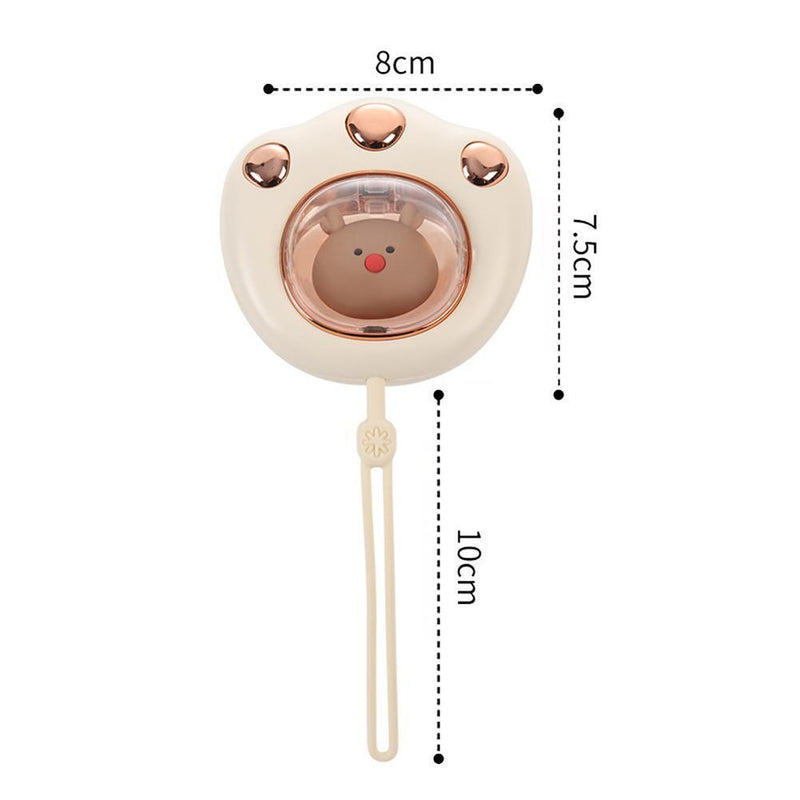 Cat Claw Shaped Hand Warmers Rechargeable Electric Hands Heater (1200mah White)