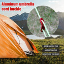 Outdoor Wind Rope Buckle Hiking Curtain Rope Fittings Buckle Camping Equipmen