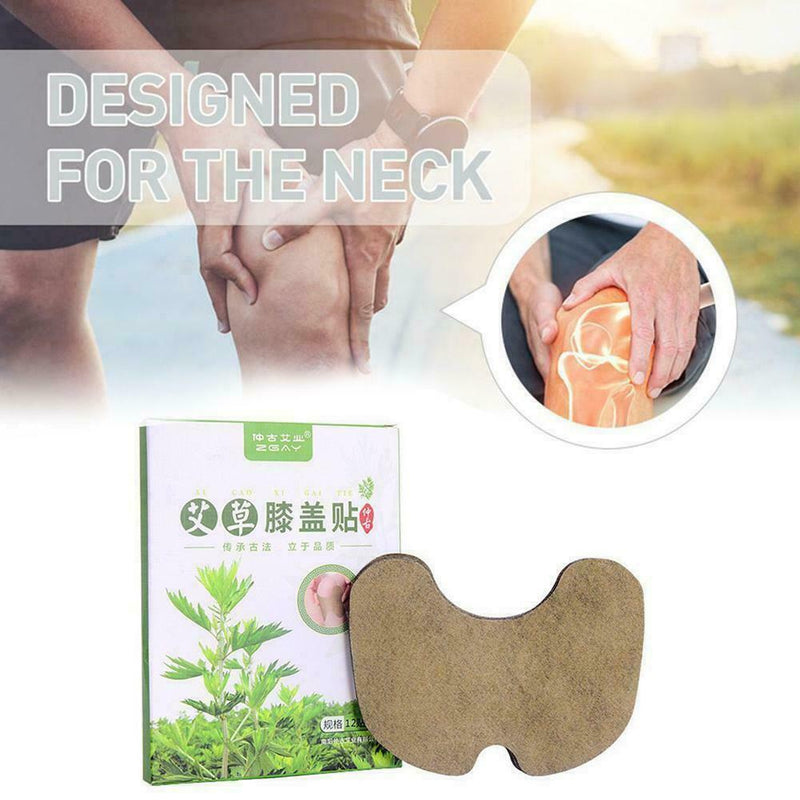 12Pcs Knee Pain Relief Patch Self-Heating Moxibustion For Adults Plaster I0T2