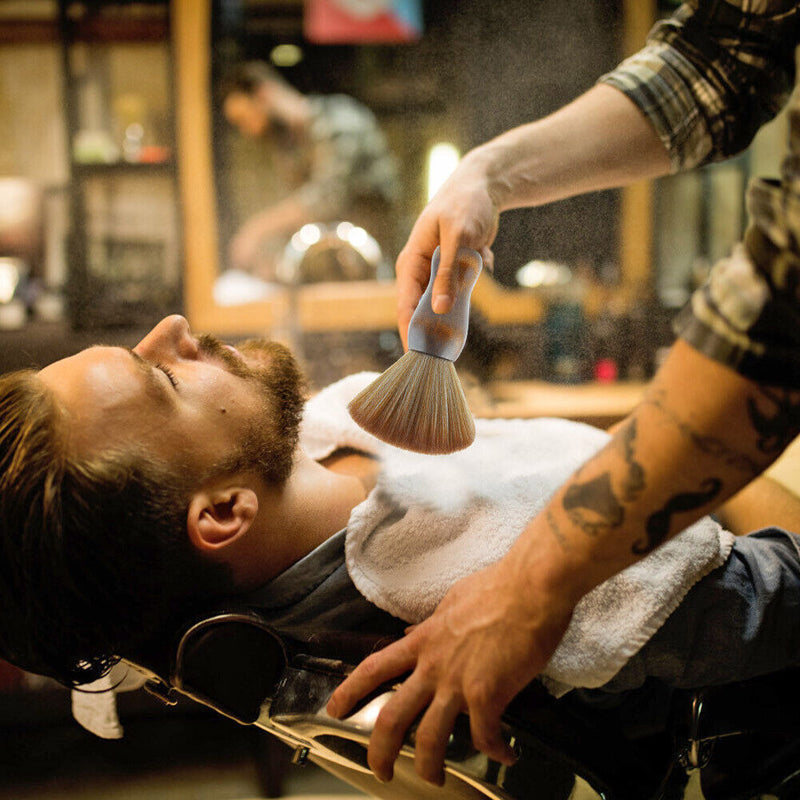 Hairdressing Styling Tools Barber Beard Hairbrush Soft Neck Face Duster Brush