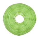 4 inch Round Chinese Paper Lantern DIY Paper Ball Lamp Party Decor (Green)