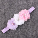 Baby Girl Feather Angel Wing Lace Flower Hairband Newborn Photo Prop (Pink1