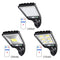 LED Solar Wall Light Outdoor Motion Sensor Lamp Garden Remote Lamp (72COB)