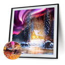 Snow House Cross Stitch 5D Full Drill DIY Diamond Painting Mosaic Embroidery Kit