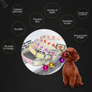 Glowing Pet Collar Bells Anti Lost Neck Ring Random Color (Hollow Hearts) Newly