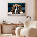 Full Round Diamond Painting DIY Kit Big Eyes Puppy 5D Rhinestone Mosaic Picture