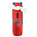 #A Portable Water Spray Mist Fan Humidification Handheld Fan for Home Office Sch