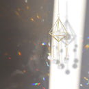 Crystal Windchimes Ornament Lighting Ball Home Hanging Pendant Decor (D) Newly
