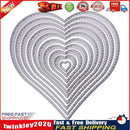 10X Heart Sewing thread Metal Die Cutting Dies For DIY Scrapbooking Newly