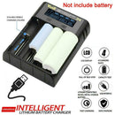 Intelligent LCD Charger 4 Slot For 18650 21700 26650 Lithium AAA Battery O5B4