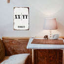 Rectangular Metal Sign Plaque Tin Signs Toilet Tin Plate Art Wall Posters