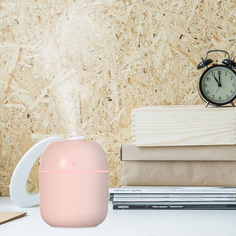 3 in 1 Multifunction Two Gear Air Humidifier Ultrasonic Mist Maker (Pink)