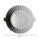 Air Fryer Liner Nonstick Kitchen Baking Parchment Steamers Pads (Grey) Newly