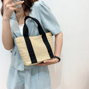 Straw Handbag Women Summer Beach Holiday Female Travel Shopper Underarm Bags