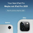 For iPad Pro 2018 Second Change To For iPad Pro 2020 Camera Lens Metal Plastic